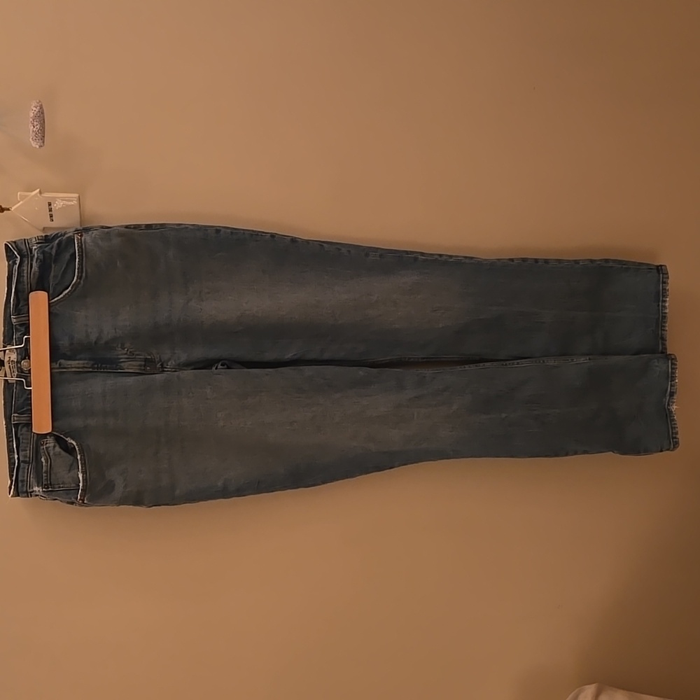 Abercrombie & Fitch The 90's Slim Straight Ultra High Rise Curve Love Jean - Picture 2 of 7